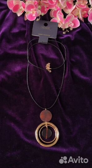 Ч13 Стильные подвески и колье сток