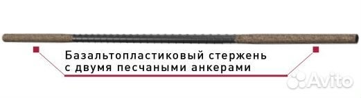 Гибкая связь-анкер Гален бпа-250-6-2П для кирпично