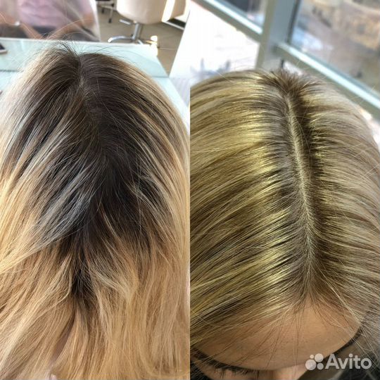 Окрашивание волос,все виды парикмахерских услуг