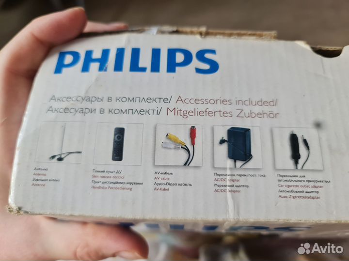 Портативный видеопроигрыватель Philips