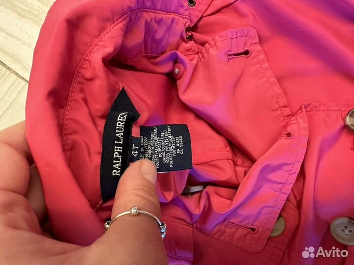 Плащ куртка для девочки Ralph lauren
