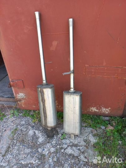 Глушитель на Волгу из нержавейки