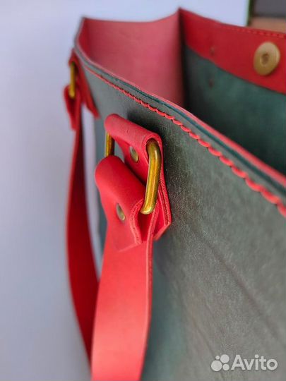 Сумка шоппер натуральная кожа новая