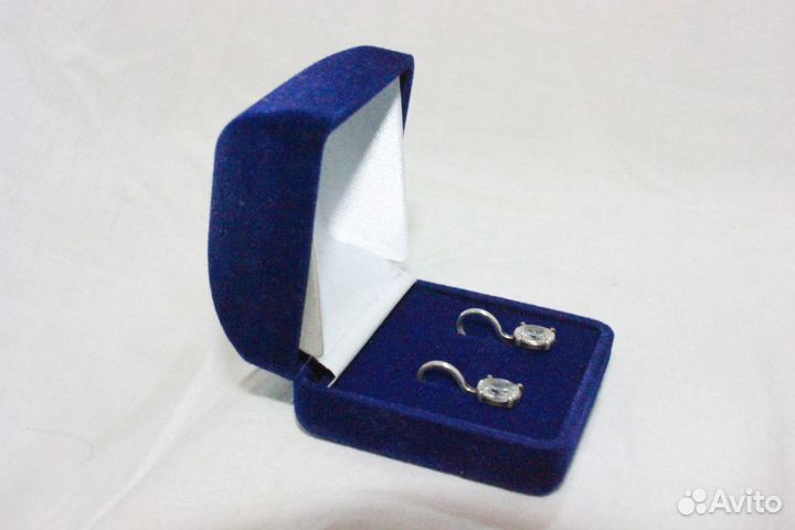 Винтажные серебряные серьги
