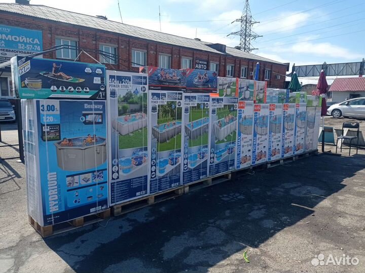 Каркасный бассейн 366 на 122