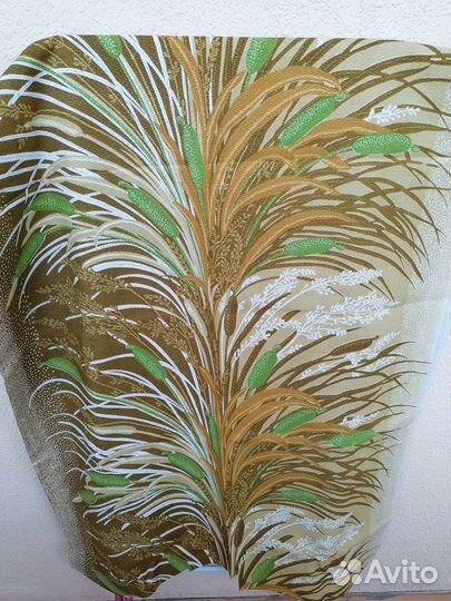 Занавес, рисунок камыши, новый. Р-р 2,8х0,8м