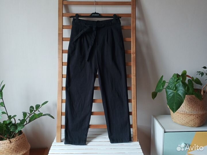 Mango брюки плотный хлопок высокие S / M