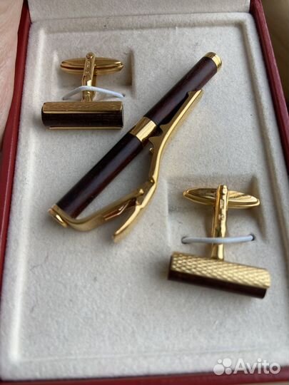 Запонки и зажим для галстука S.T.DuPont