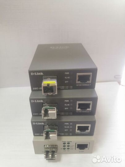 Медиаконвертер D-Link DMC-G01LC +4sfp модуля
