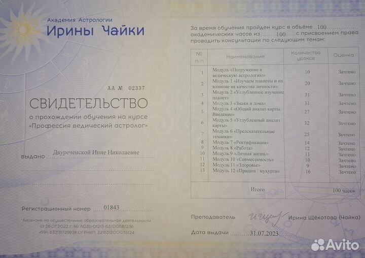 Ведический астролог