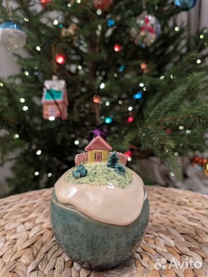 Сахарница из керамики ручной работы