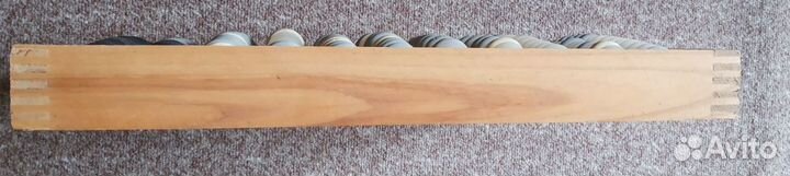 Массажер роликовый для ног спины СССР Дерево