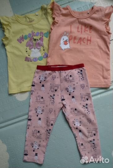 Одежда пакетом для девочки 80-86