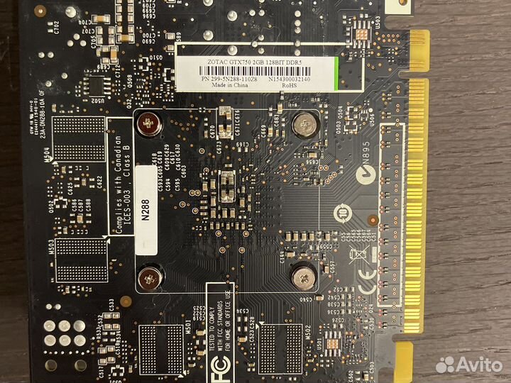 Видеокарта zotac gtx 750