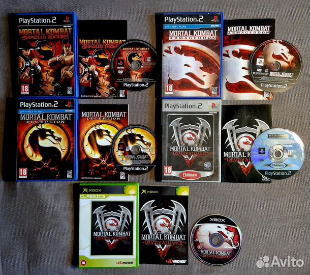 Mortal kombat PS2 и xbox original