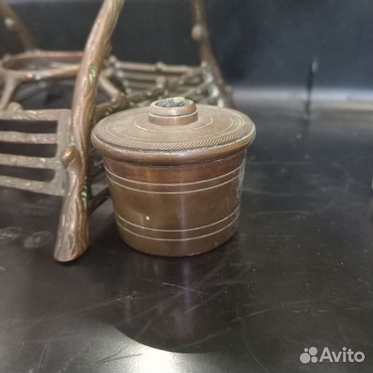 Бульотка чайник самовар медь