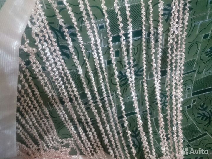 Штора нити с люрексом