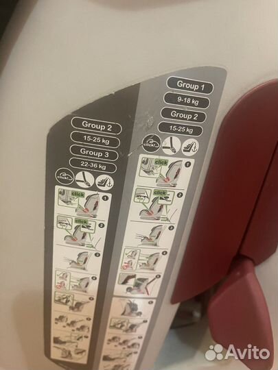 Автокресло britax romer isofix