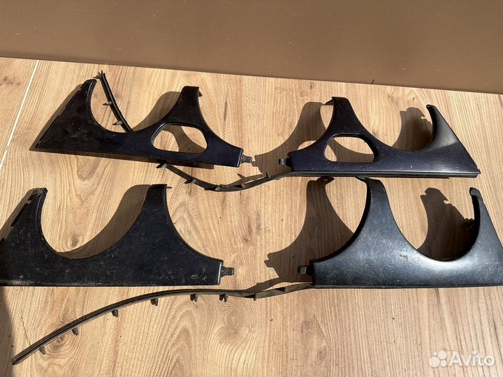 Реснички на фары w210