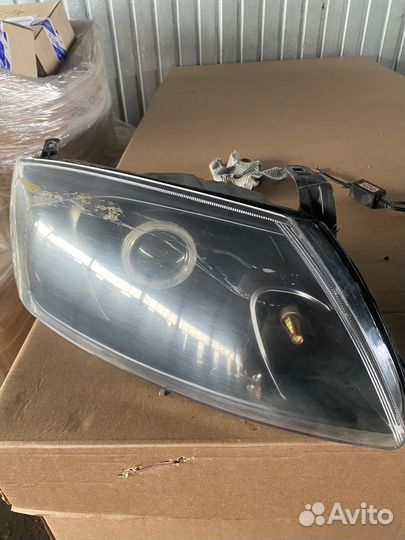 Фары Granta ангельские глазки синие