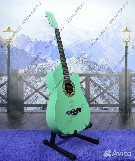 Гитара (новая) глянцевая, в заводской коробке