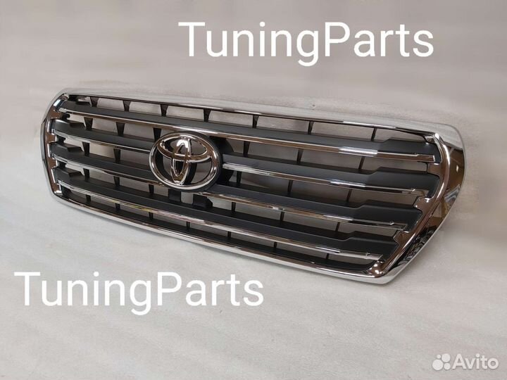 Решетка land cruiser 200 12+ brownstone под камеру