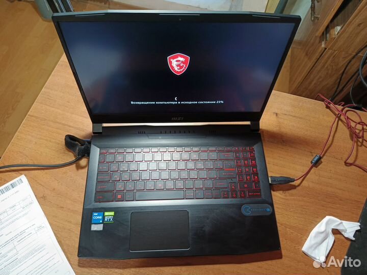Ноутбук msi katanag GF66 (12UE-1060RU) (FHD/IPS)