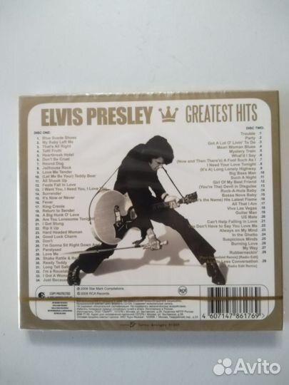 2 CD диска. elvis presley. Greatest hits