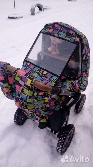 Коляска joolz day quadro blu