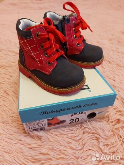 Ботинки для девочки 20 размер