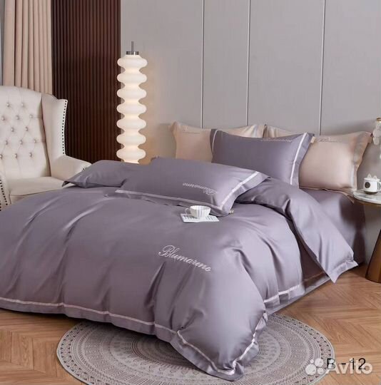 Постельное бельё однотонное blumarine