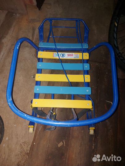 Санки с колёсиками