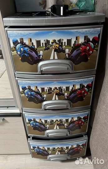 Комод детский пластиковый