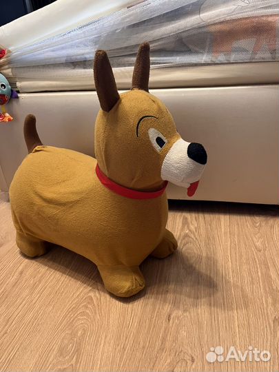 Игрушка попрыгун собака
