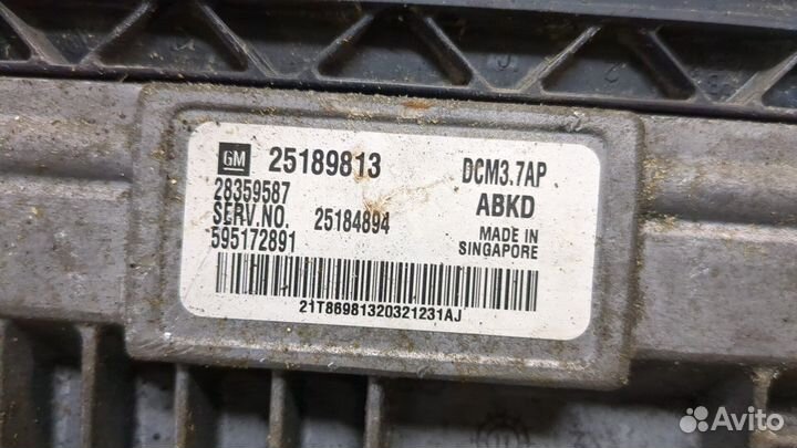 Блок управления двигателем Opel Antara, 2012