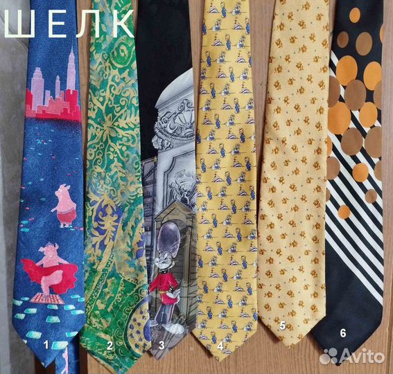 Продам винтажные галстуки