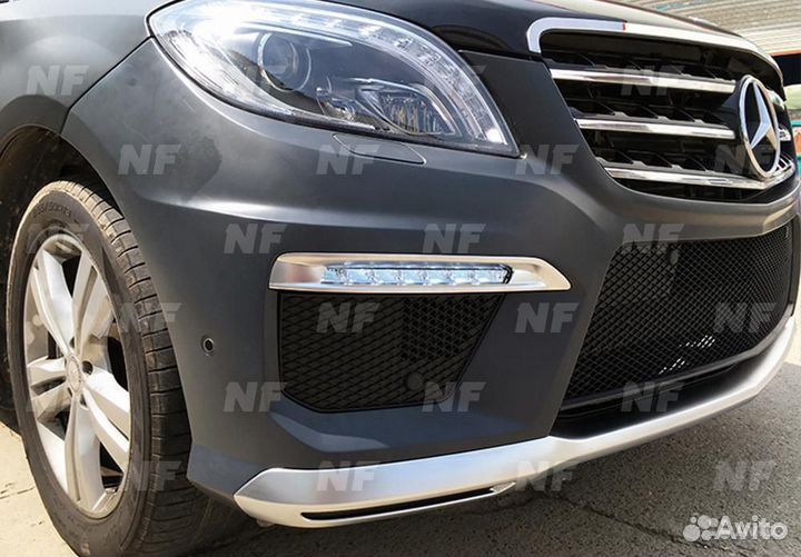 Обвес 63 AMG с крыльями Mercedes ML W166