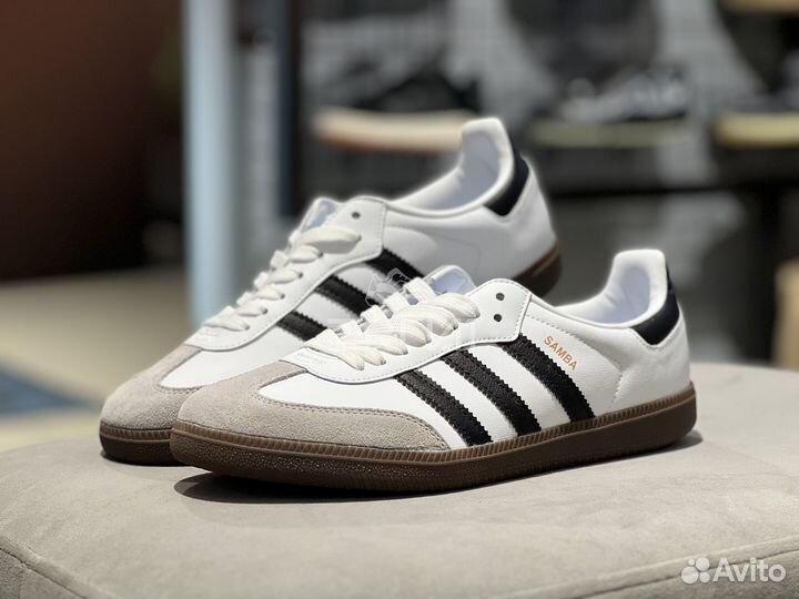 Кроссовки Adidas Samba White Black