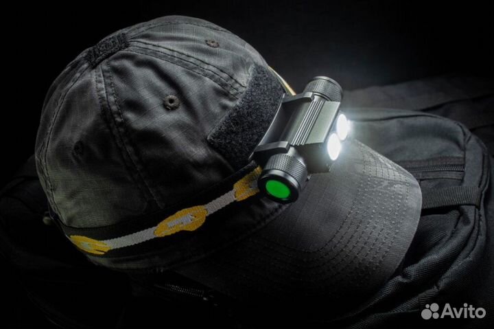 Фонарь налобный Sofirn H25S + аккумулятор, новый