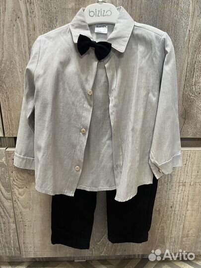 Комплект брюки рубашка для мальчика 98