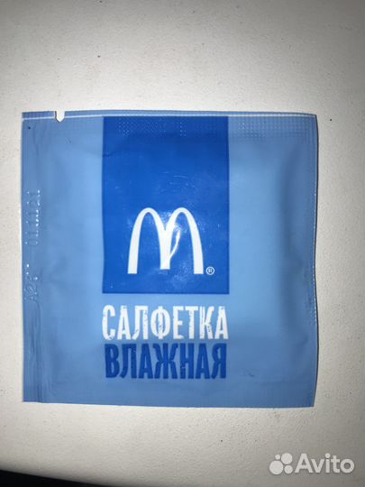 Влажная салфетка Макдональдс