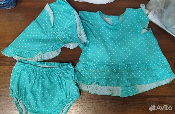 Летнее платье на девочку 68 размер