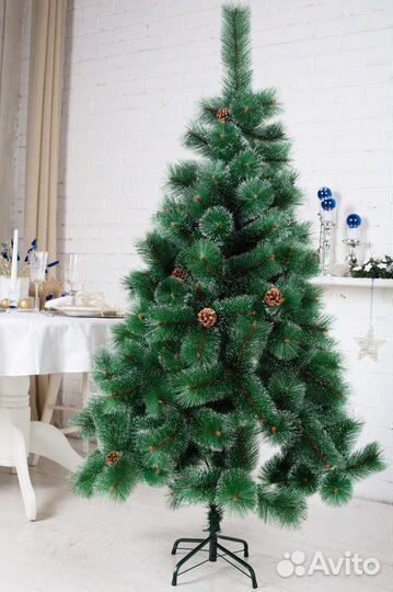 Елки искусственная с шишками 200см