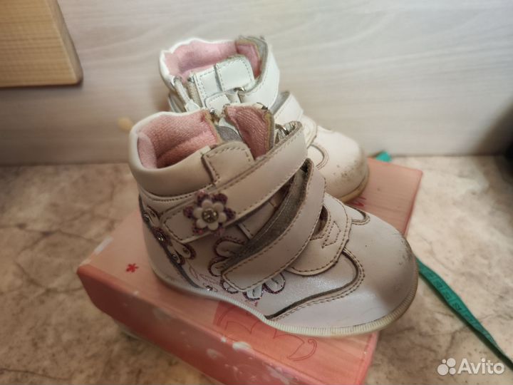 Ботинки для девочки 21 размер