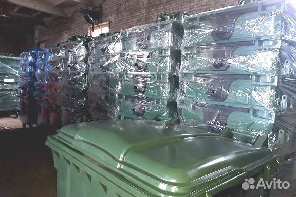 Евро контейнер для мусора 1 100 л