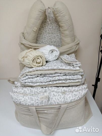 Кокон для новорожденных, бортики в кроватку