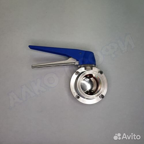 Кран бабочка 1,5 и 2 дюйма с плавной регулировкой