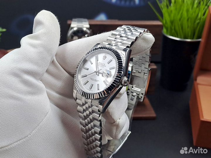 Механические мужские часы Rolex oyster perpetual