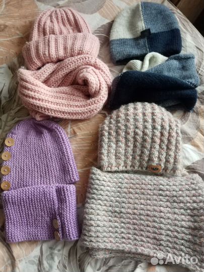 Шапка и снуд женские