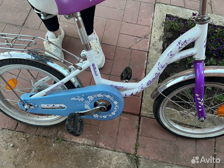 Детский велосипед novatrack butterfly 16